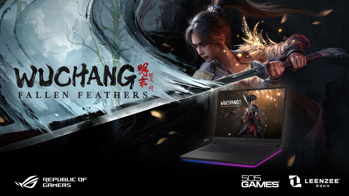ASUS_ROG's tweet image. WUCHANG: Fallen Feathers is out now and we’re giving away Steam codes! 😍
@playWUCHANG is a dark action RPG set in the chaotic Ming Dynasty. Play as Wuchang, a pirate with amnesia, fighting monsters and uncovering lost memories.
Like + comment to enter. 3 winners. Ends July 28.