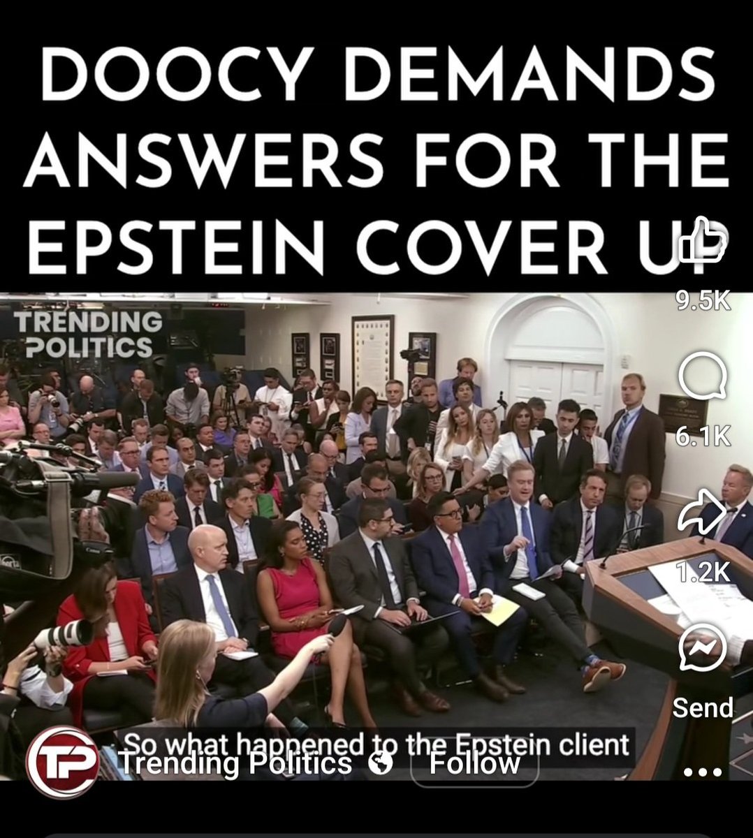AMAZING. So much BULLSHIT about the Epstein files coming from Leavitt in this interview. A cover up.
Don't know how she can sleep straight at night.