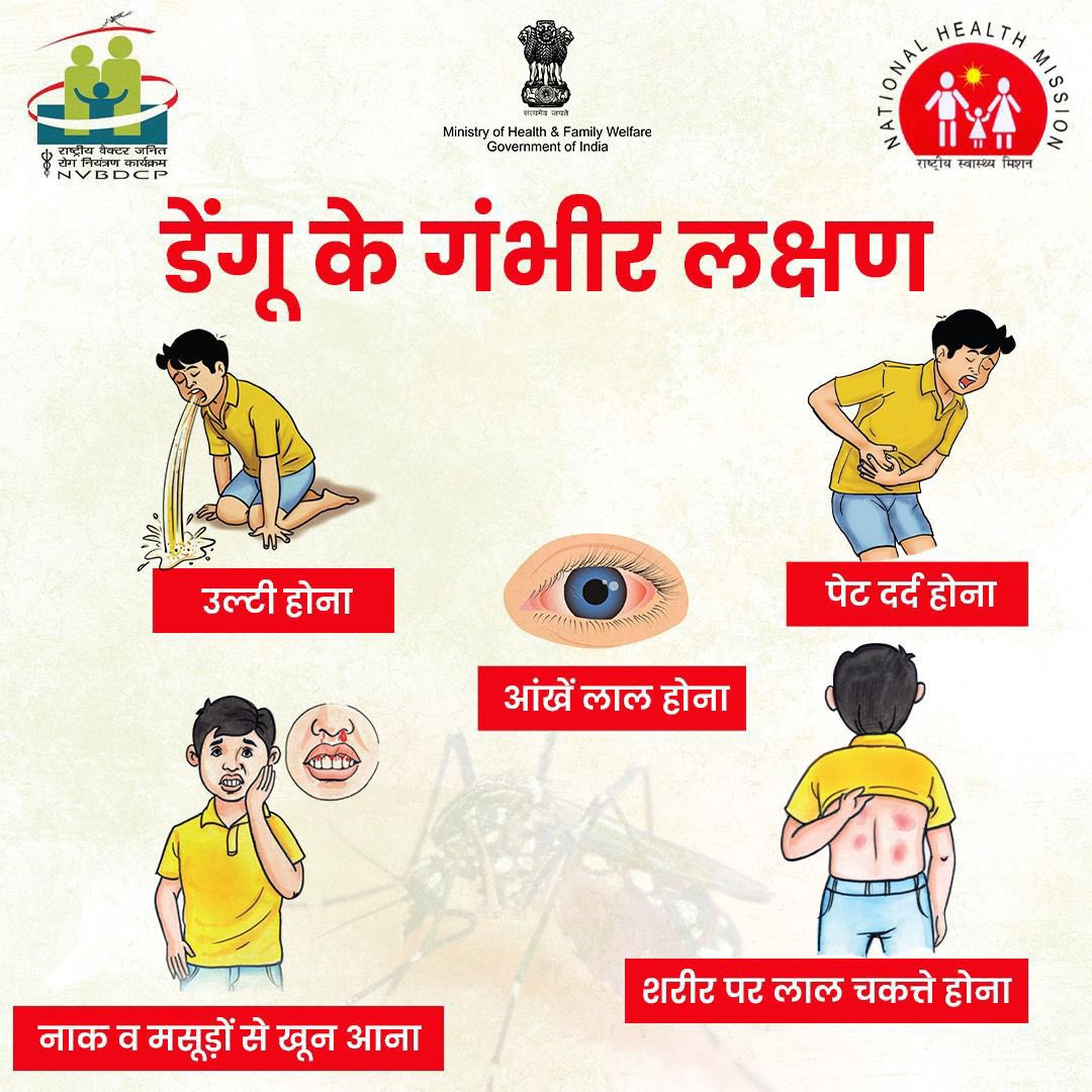 PHCSalpipaliya's tweet image. डेंगू के लक्षण पहचानें और सावधान रहें। अगर इनमें से कोई भी लक्षण दिखे, तुरंत डॉक्टर से संपर्क करें।

सावधानी ही सुरक्षा है! 

#DenguePrevention