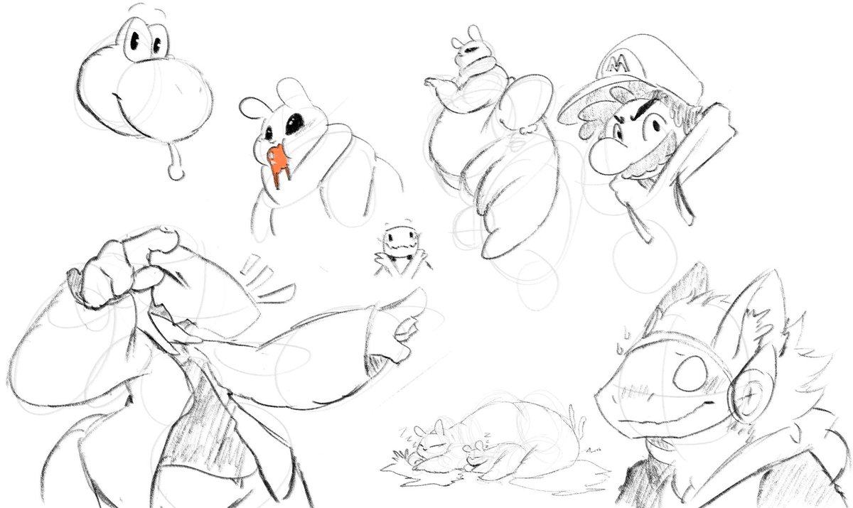 Beebun5's tweet image. doodles I did while I was outside