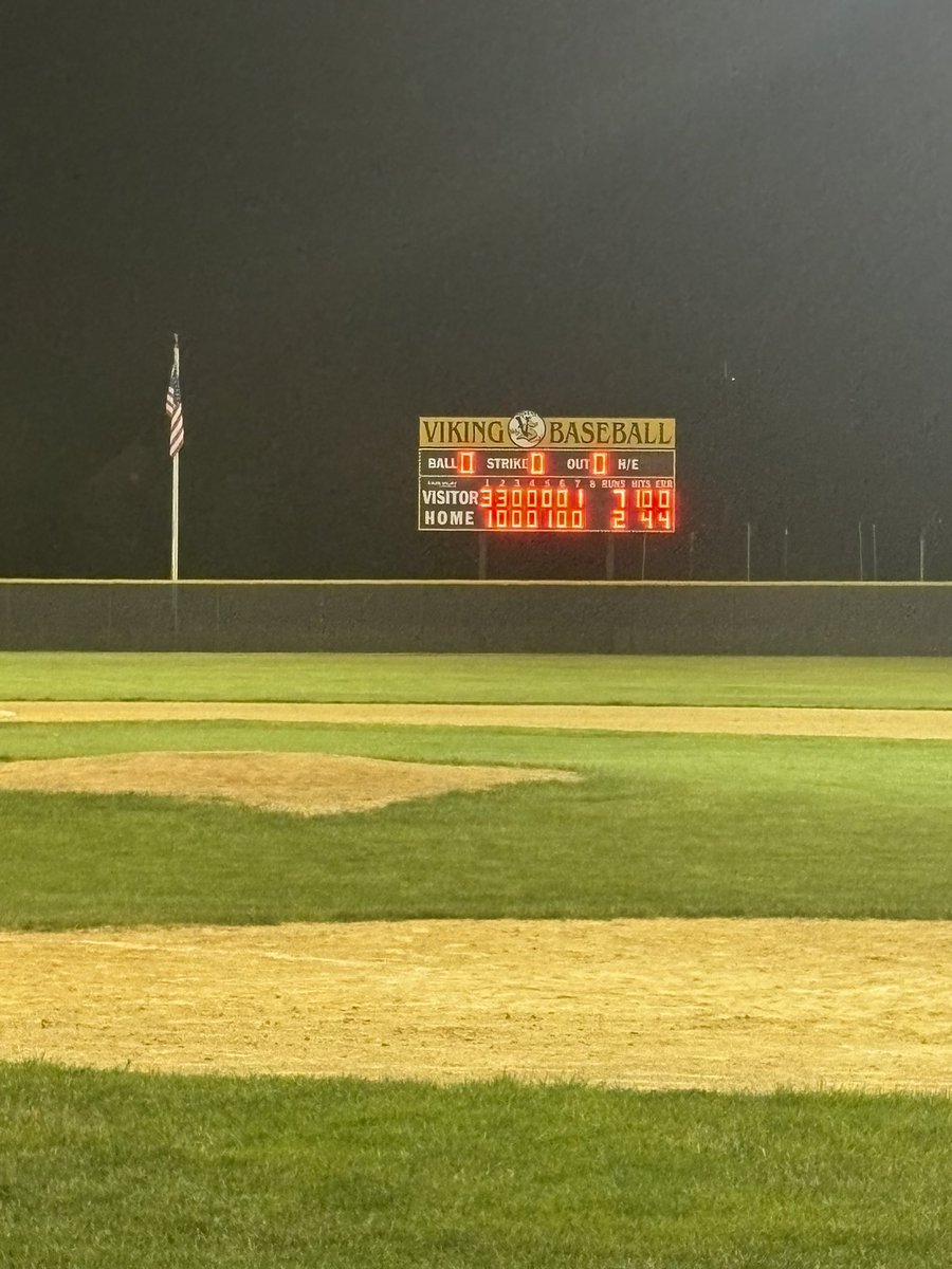 Great job tonight by the boys!! From 1-7 to the state tournament!!  Playing the best baseball at the right time.  #gocougs #ontostate
