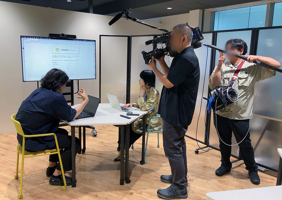 ConcentInc's tweet image. 昨日7月15日放送のテレビ東京「ワールドビジネスサテライト（WBS）」にコンセントの岩楯ユカ、加川大志郎 @d4r…