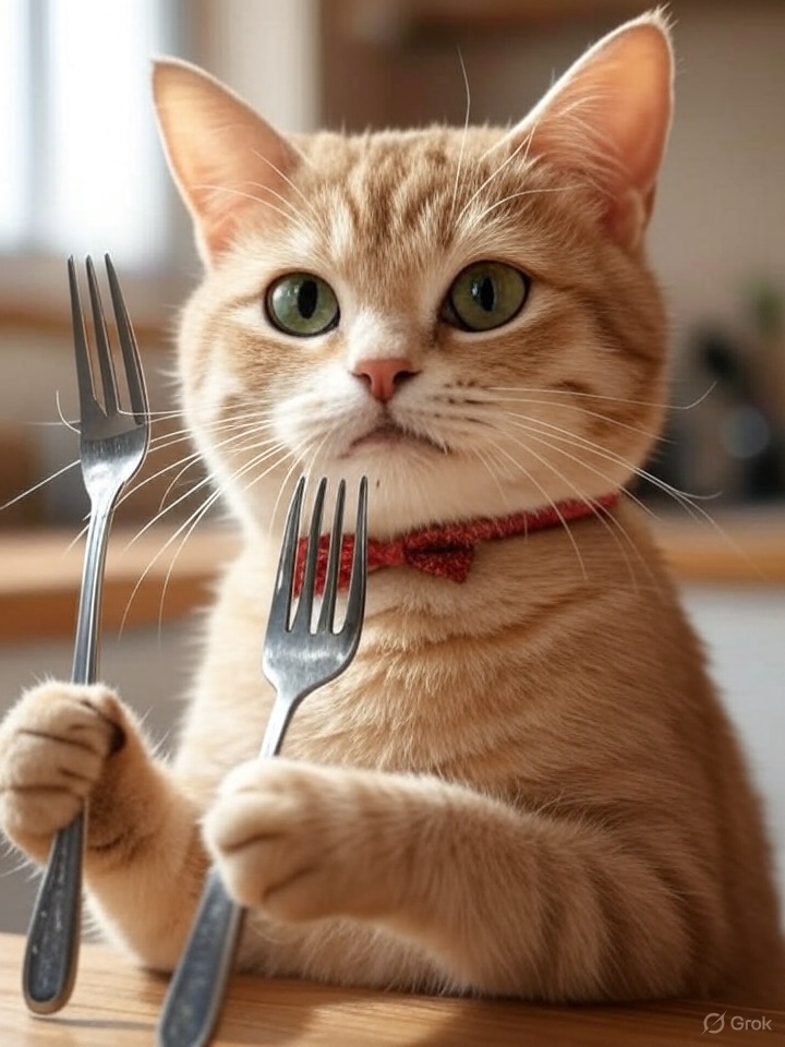 The AI cat?! 
FORK that🍴

More than just a MEME😙