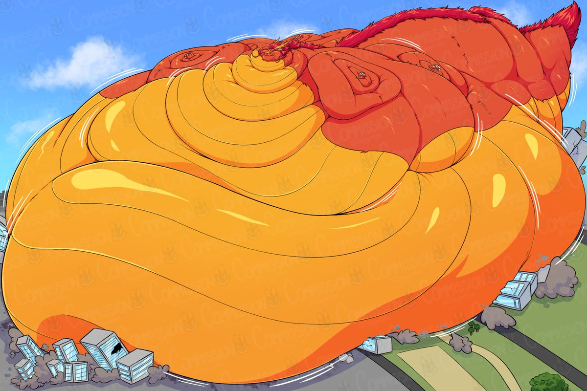 This city is quite small for a dragon 😌

Cel shaded for <a href="/berybluedemon/">Beryl Berthorne</a>