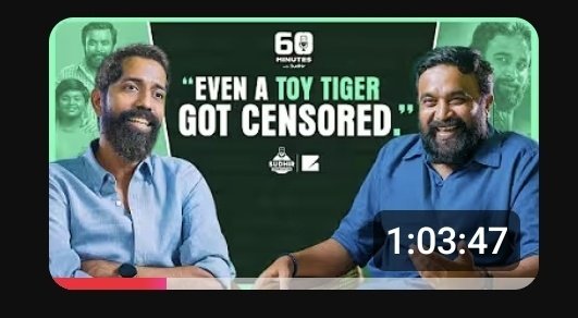 Mr.பழுவேட்டரையர் (@mrpaluvets) on Twitter photo Recently watched the first half of <a href="/sudhirsrinivasn/">Sudhir Srinivasan</a> interview with <a href="/SasikumarDir/">M.Sasikumar</a>.. It was refreshing to see an interviewer genuinely put in the effort and time to address the Eelam Tamil influence in Sasikumar's recent works. It was thorough. Thank you Sudhir. Recently watched the first half of <a href="/sudhirsrinivasn/">Sudhir Srinivasan</a> interview with <a href="/SasikumarDir/">M.Sasikumar</a>.. It was refreshing to see an interviewer genuinely put in the effort and time to address the Eelam Tamil influence in Sasikumar's recent works. It was thorough. Thank you Sudhir.