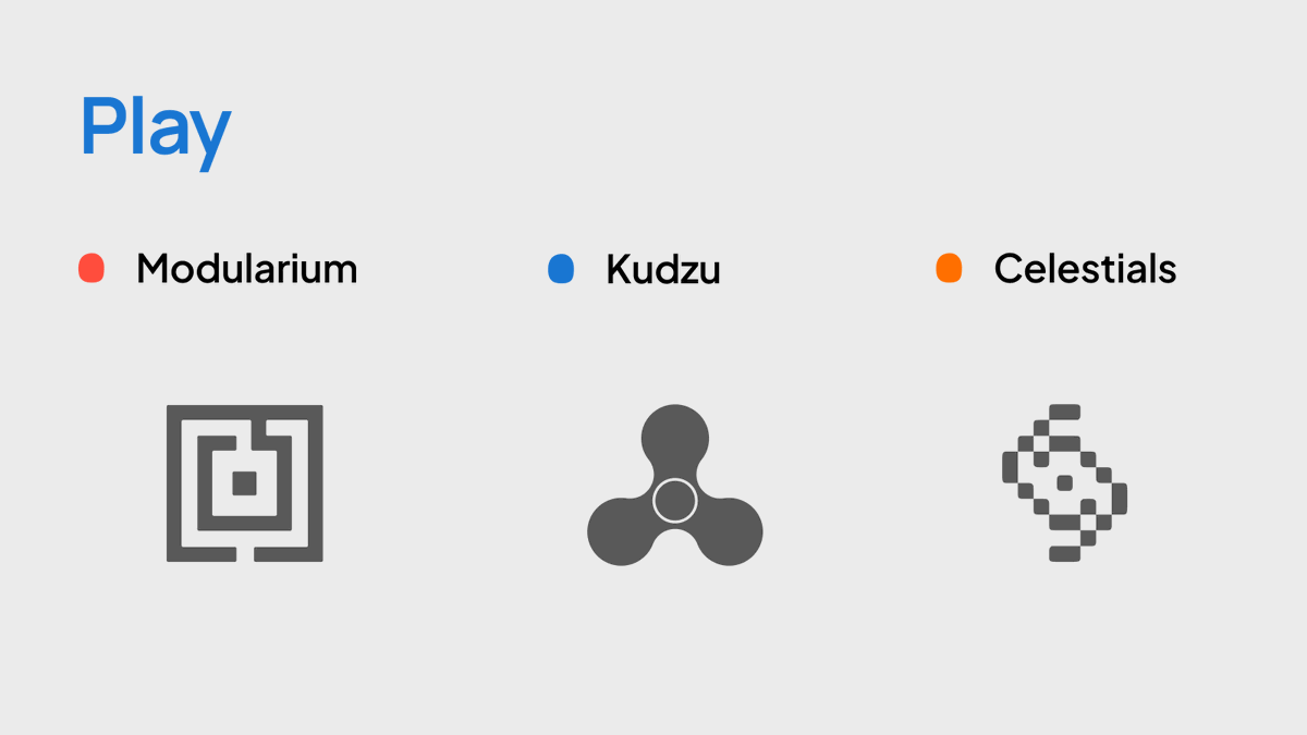 Formachain's tweet image. Today we are featuring 3 notable apps built on Forma in the last year.
🟠 @modularium_art is a curated no-fee NFT marketplace showcasing experimental art by top artists and musicians. You might know it as the home of Mammoths.
🔵 Kudzu is a onchain game by @triflelabs where…