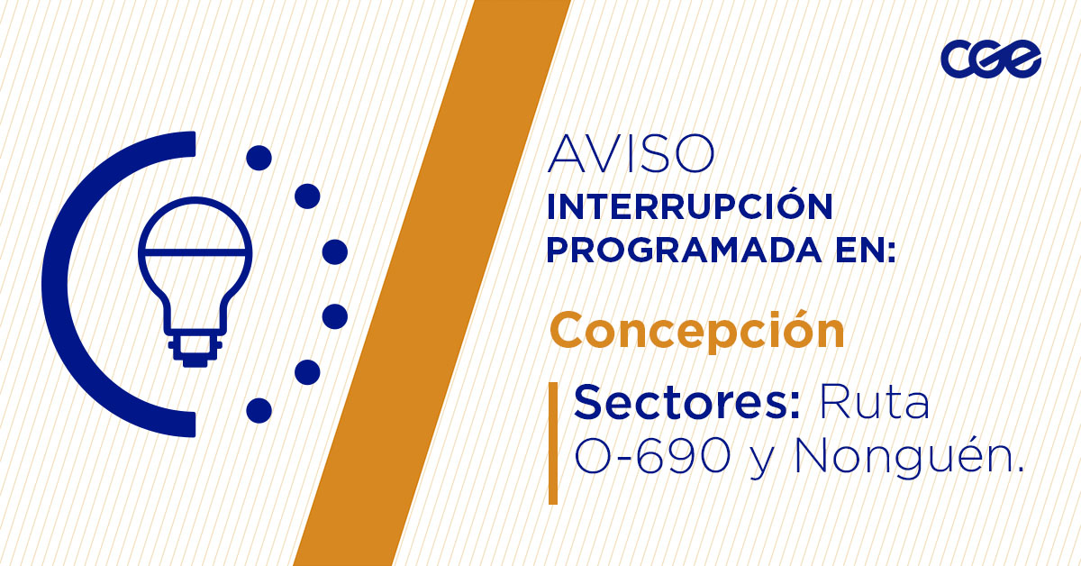 Para mejorar la calidad del suministro de nuestros clientes de #Concepción, este viernes, entre 14:00 y 18:00 horas, se realizará una #InterrupciónProgramada (sectores en la imagen 👇) debido a trabajos de mejoras. Recuerda desconectar tus artefactos 🔌