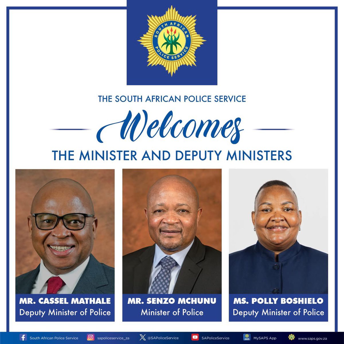 oupapilane's tweet image. So technically the country has got three police ministers and two deputies. It must be nice.