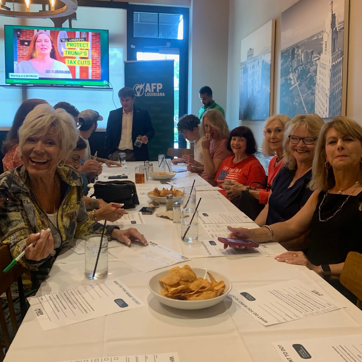 AFPLouisiana's tweet image. What a night! Thank you to @AFPhq for hosting such an informative and inspiring discussion on the One Big Beautiful Bill and what it means for America’s future.
It was even more meaningful to celebrate this victory with the activists who made it possible. Their tireless…