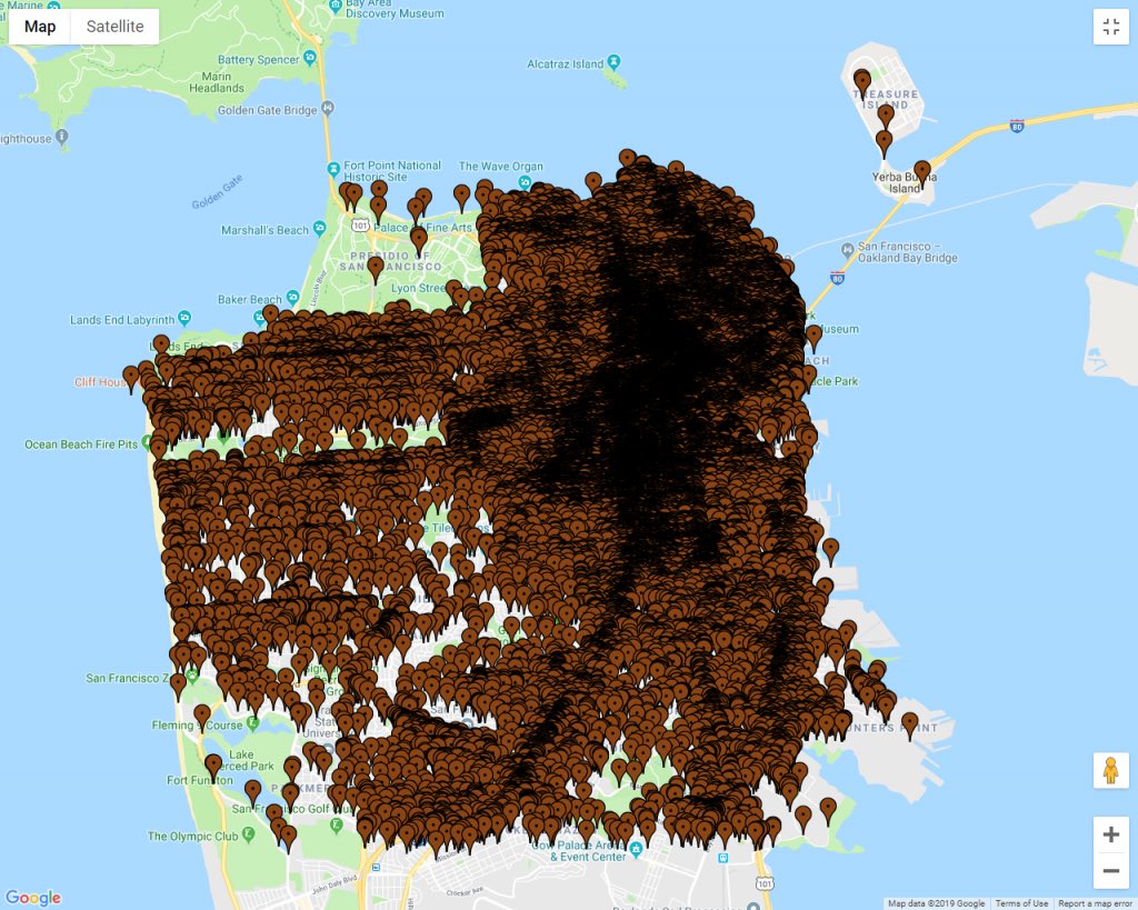 Your state literally has a poop map
