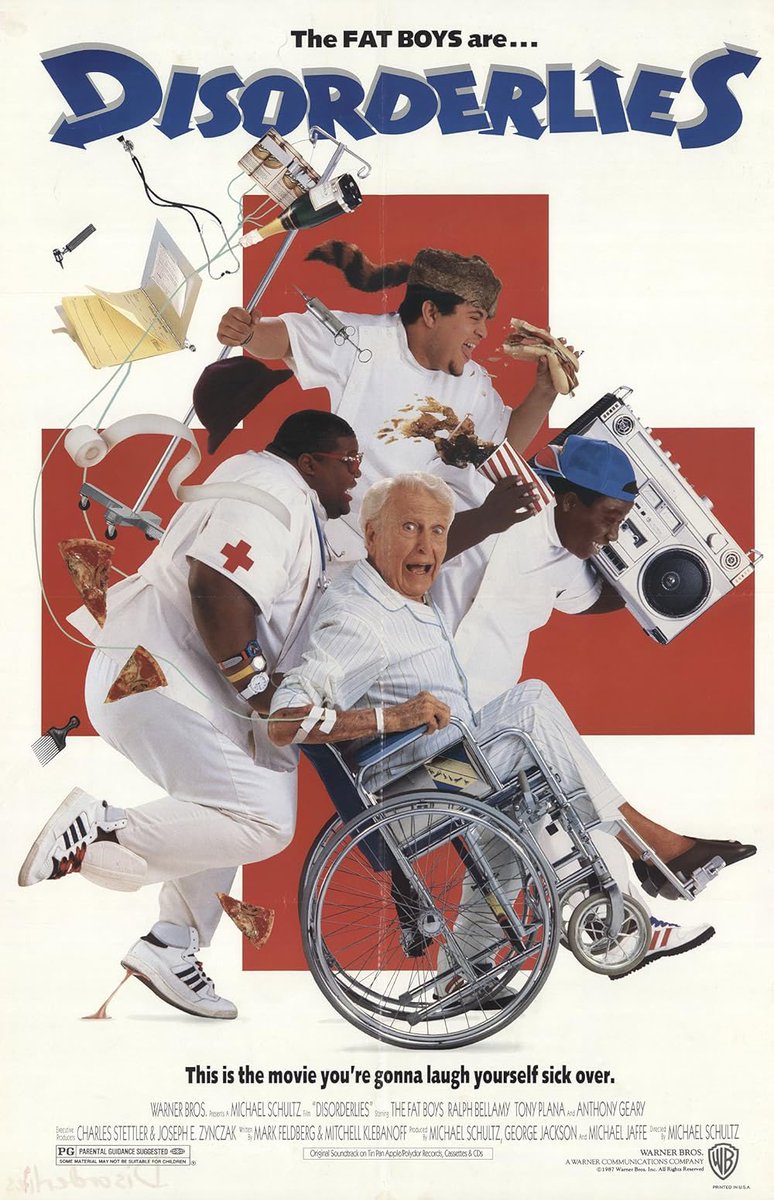 GeaniceGee's tweet image. Disorderlies (1987) “The Fat Boys take a job in Florida's most affluent community to care for an irascible, bedridden old millionaire, with hilarious results.”@tubi #Disorderlies #comedy #TheFatBoys #DarrenRobinson #DamonWimble #MarkMorales #HelenReddy #TonyPlana