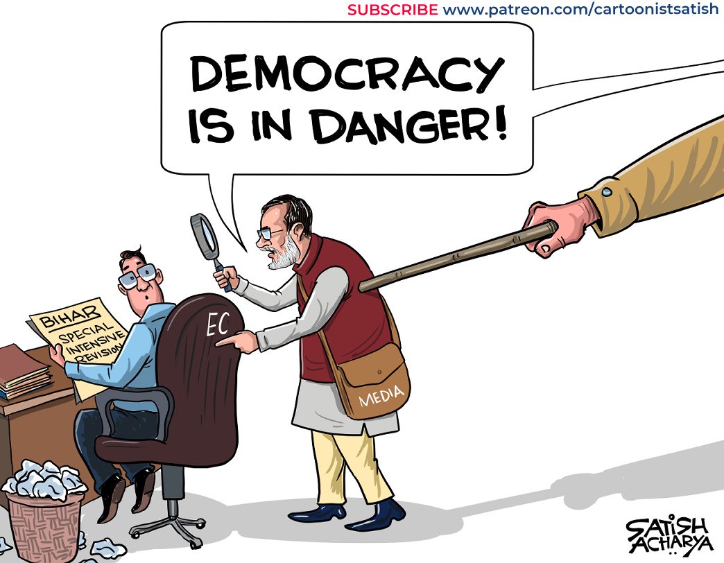 Satish Acharya (@satishacharya) on Twitter photo FIR against journalist <a href="/ajitanjum/">Ajit Anjum</a> for fact-checking Bihar's 'Special Intensive Revision' #BiharVoters FIR against journalist <a href="/ajitanjum/">Ajit Anjum</a> for fact-checking Bihar's 'Special Intensive Revision' #BiharVoters