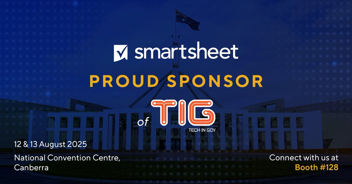 We're heading to Tech in Gov! Visit the team at booth #128 on 12–13 August to discover how modern technology is transforming the way government teams deliver impact—going beyond program and project tracking to improve visibility, manage risk, and accelerate outcomes. 👉 Learn