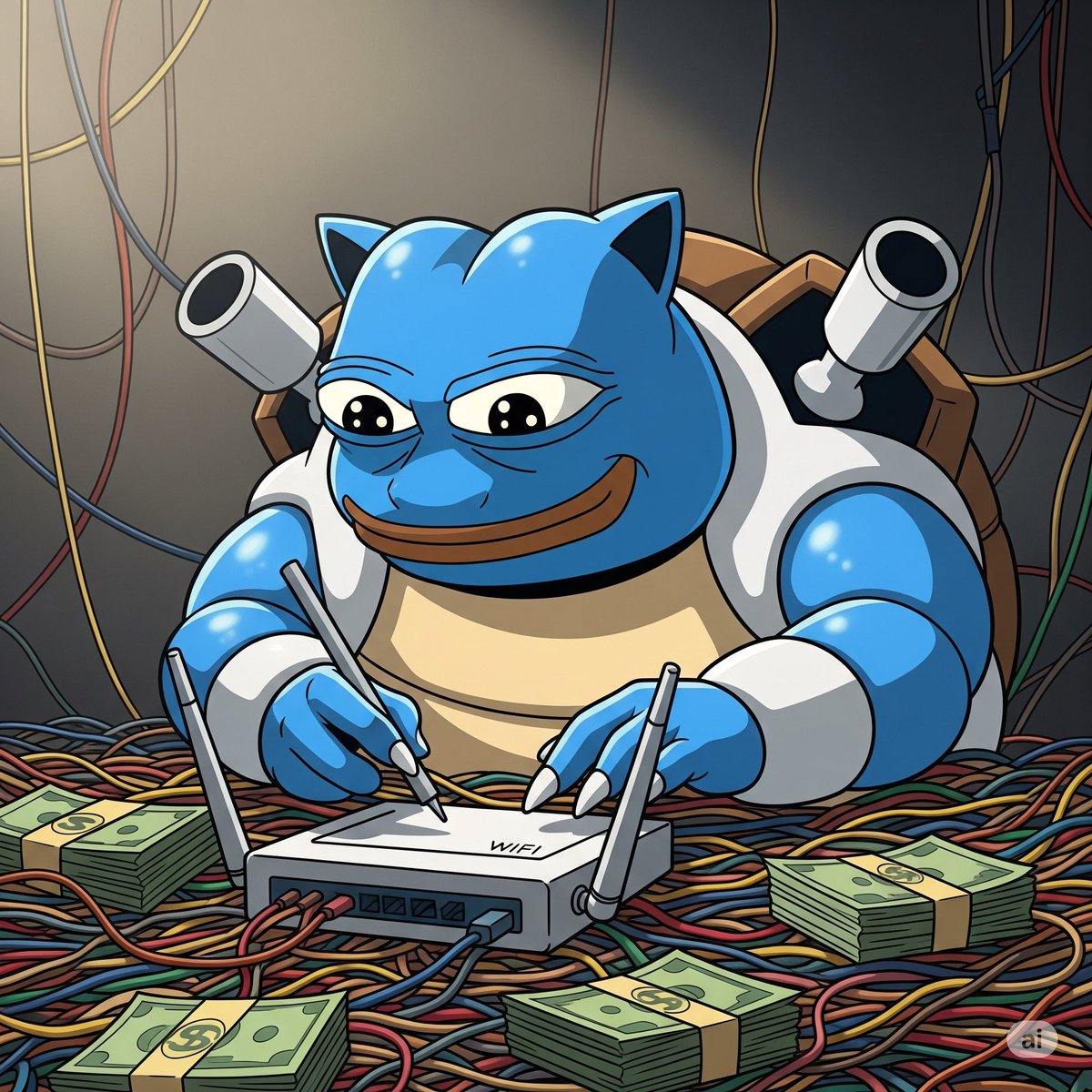 Big Man Blastoise is making BIG moves. No specifics, but he's been building some serious foundations behind the scenes. Expect robust, secure, and groundbreaking things. Keep watching. #BigMoves