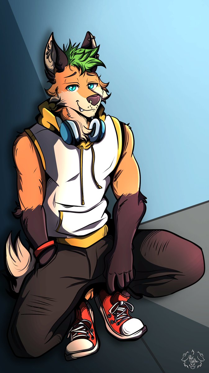 Just a Jealous Guy!🎶🎵

A little fanart of <a href="/FoxNot4Sale/">Jax</a> 🧡💚💙💥
#ithinkilikeyou
