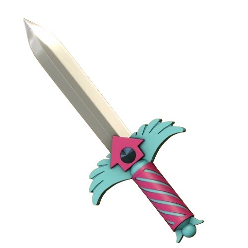 ToBIsNotToB's tweet image. \yes this is from squid game im lazy/

{UNCERTAIN PREDICTION.}

[A colorful winged dagger; imbued with the cursed technique of charles bernard. Used at first by him as an alternative weapon if his war spear was disarmed, now in maki’s arsenal after his manga blew up.]

2/?