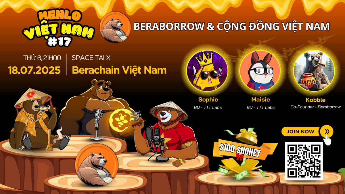 Berachain Việt Nam 🐻⛓️ 🇻🇳 (@beravietnam) on Twitter photo 📢AMA HENLO Việt Nam #17 “Beraborrow & Cộng đồng Việt Nam” | Phần thưởng 100 $HONEY
<a href="/beraborrow/">Beraborrow (🐻⛓️🍯)</a> mở khóa thanh khoản tức thì cho các tài sản trên Berachain thông qua stablecoin đầu tiên được hỗ trợ bởi PoL – Nectar ($NECT). Giao thức được thiết kế nhằm tối đa 📢AMA HENLO Việt Nam #17 “Beraborrow & Cộng đồng Việt Nam” | Phần thưởng 100 $HONEY
<a href="/beraborrow/">Beraborrow (🐻⛓️🍯)</a> mở khóa thanh khoản tức thì cho các tài sản trên Berachain thông qua stablecoin đầu tiên được hỗ trợ bởi PoL – Nectar ($NECT). Giao thức được thiết kế nhằm tối đa