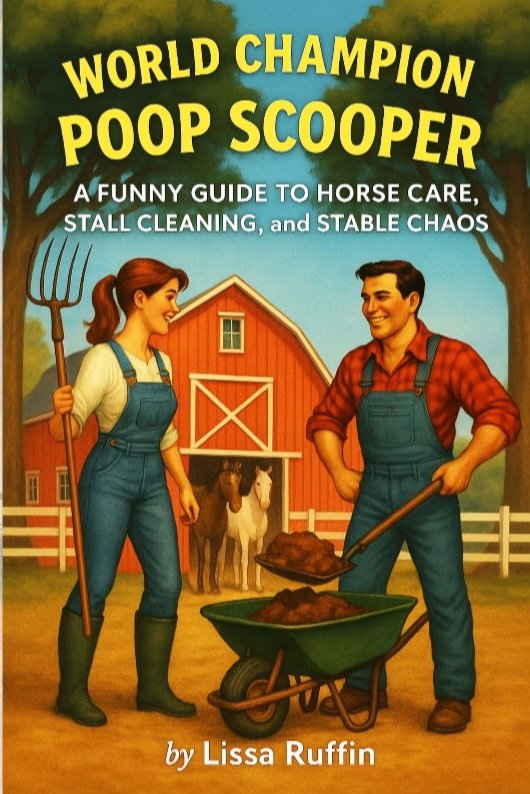 PrayerBarn's tweet image. I wrote a book. It's available on Amazon. Please consider checking it out!
World Champion Poop Scooper might sound like it’s just about mucking stalls — and sure, there’s plenty of that.
But behind the shovel is a story about heart, humor, and the life lessons only horses (and a…