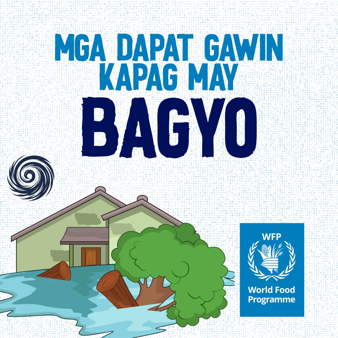 WFP_Philippines's tweet image. The low pressure area inside the Philippine Area of Responsibility has developed into Tropical Depression #CrisingPH. 🌀
Stay informed on the latest weather updates. Knowing what to do before, during, and after a storm can save lives.
Maging handa at maging alerto! 💪
