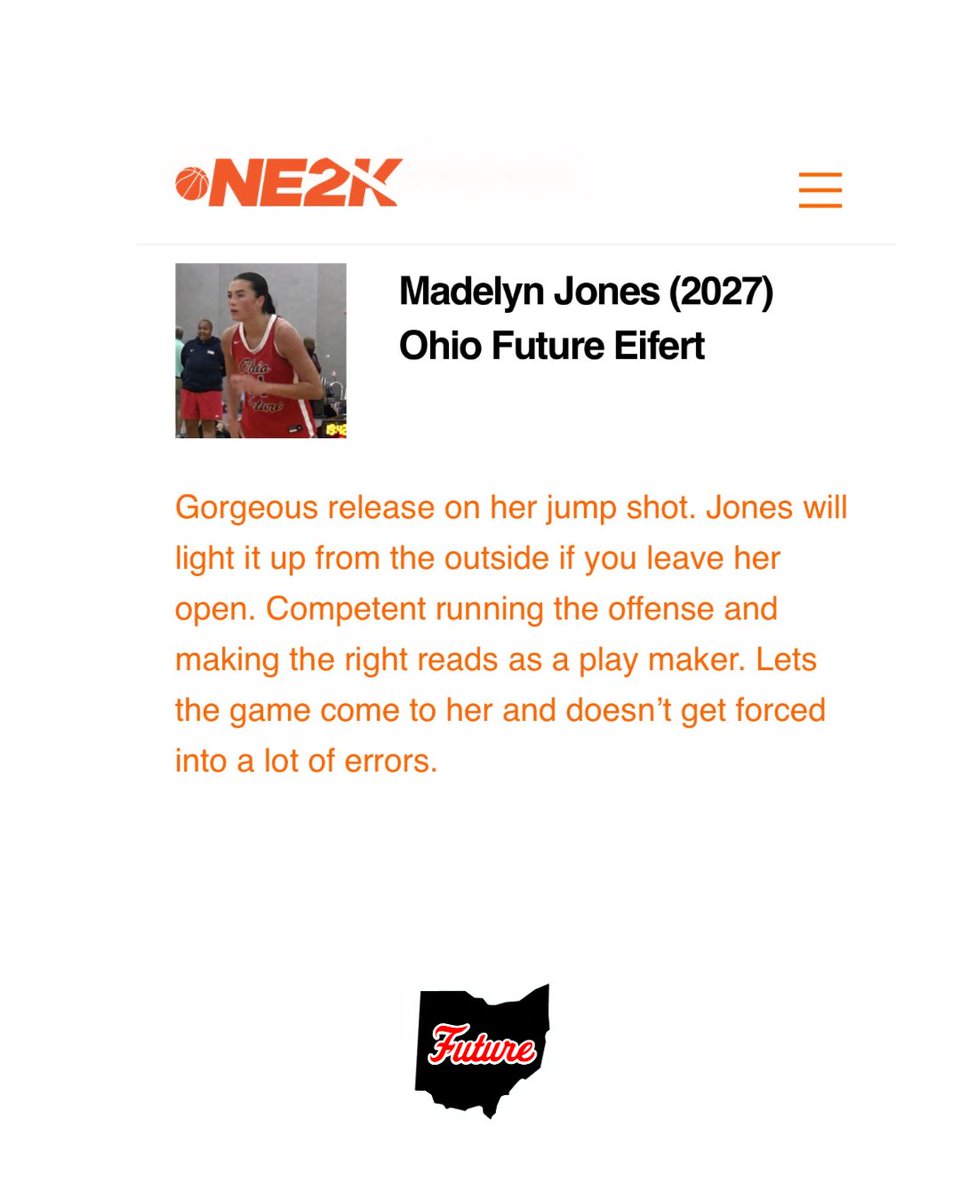 OhioFuture's tweet image. Some very nice write ups for our Ohio Future players this last week. Part 2