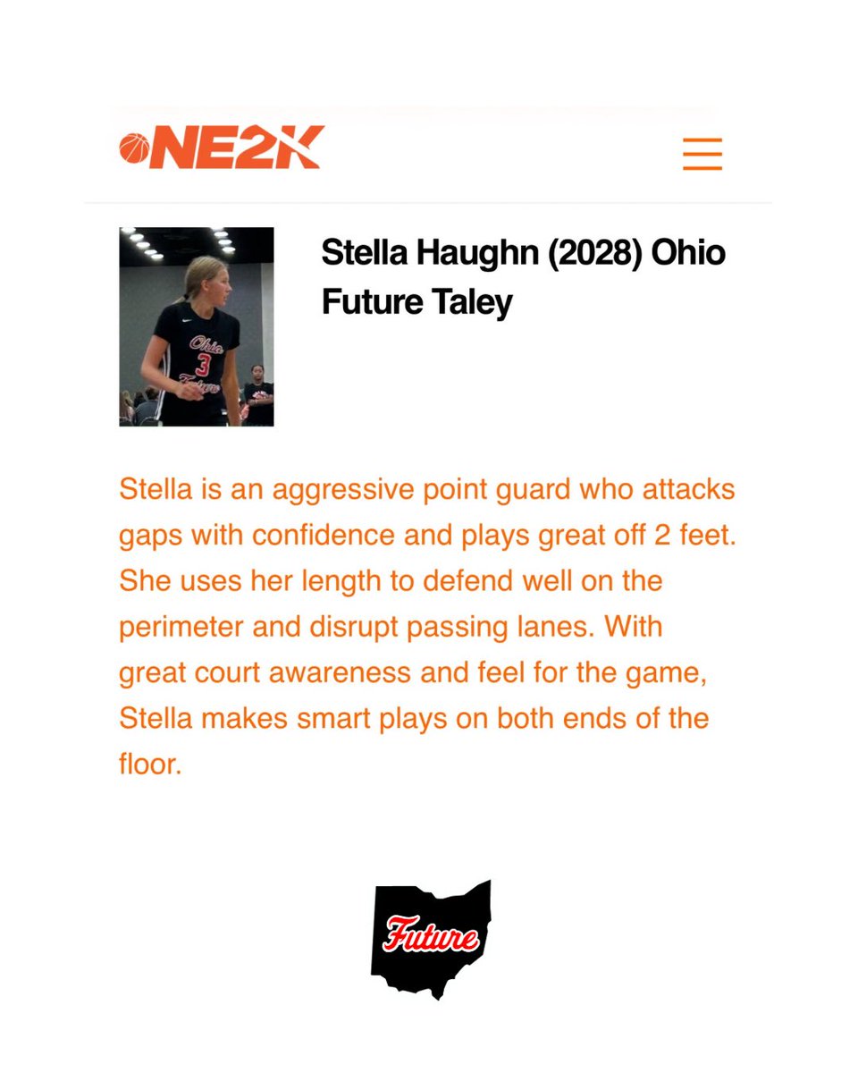 OhioFuture's tweet image. Some very nice write ups for our Ohio Future players this last week. Part 2