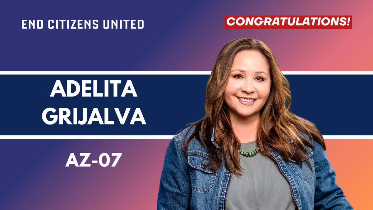 End Citizens United (@stopbigmoney) on Twitter photo ๐ Congratulations to ECU endorsed candidate <a href="/AdelitaForAZ/">Adelita Grijalva</a>, on winning your primary election for #AZ07. By refusing to take corporate PAC contributions, Southern Arizonans can trust that sheโs putting their interests first. ๐ Congratulations to ECU endorsed candidate <a href="/AdelitaForAZ/">Adelita Grijalva</a>, on winning your primary election for #AZ07. By refusing to take corporate PAC contributions, Southern Arizonans can trust that sheโs putting their interests first.