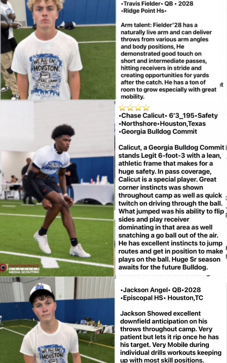 ALL EN TOP 50 SHOWCASE 
<a href="/justinallen_13/">Justin Allen</a> 
<a href="/coach_pat84/">PERFORMANCE_HOUSTON -AUSTIN_ATHLETES</a> ✍️ 

<a href="/Travis_Fiedler6/">Travis Fiedler</a> 
<a href="/AubreyJohnson_7/">Aubrey“AJ”Johnson</a> <a href="/AlvinMosley_3/">4⭐️Alvin “A1” Mosley</a> <a href="/MikeBrown2028/">Mike Brown</a> <a href="/JuanDHerna82542/">Juan D. Hernandez lll</a> <a href="/BennyEaste12886/">Benny Easter jr</a> <a href="/adrianpetersonj/">Adrian peterson jr</a> <a href="/TheRealestKatt/">K’von Fontenot</a> <a href="/dada_richardson/">⭐️Damaris “DaDa” Richardson Jr. ⭐️</a> <a href="/Brock1Anderson/">Brock Anderson</a> <a href="/Jacksonangel33/">Jackson Angel</a>