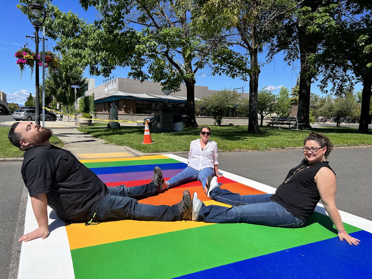 NEW: Yakima, WA, City Council voted to remove its pride crosswalk policy tonight.

The council repealed the community crosswalk policy in its entirety.

30k was spent to make it. Yakima Pride isn't happy and is reportedly planning demonstrations
