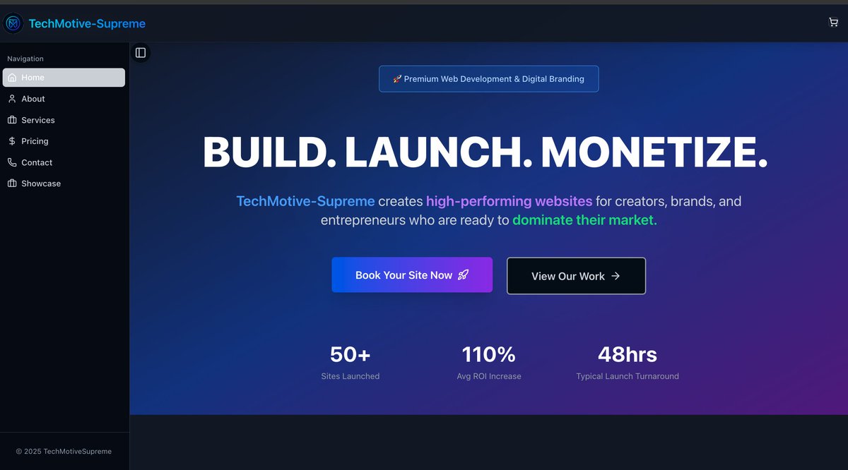 Swilsondi's tweet image. I build sites for small brands, creatives, and solo entrepreneurs who need to look legit — without paying agency prices.
DM me “website” if you&apos;re launching something soon or tired of your outdated site.
🖥️techmotivesupreme.com
 #engineers #techtwitter #devshowcase #webdesign