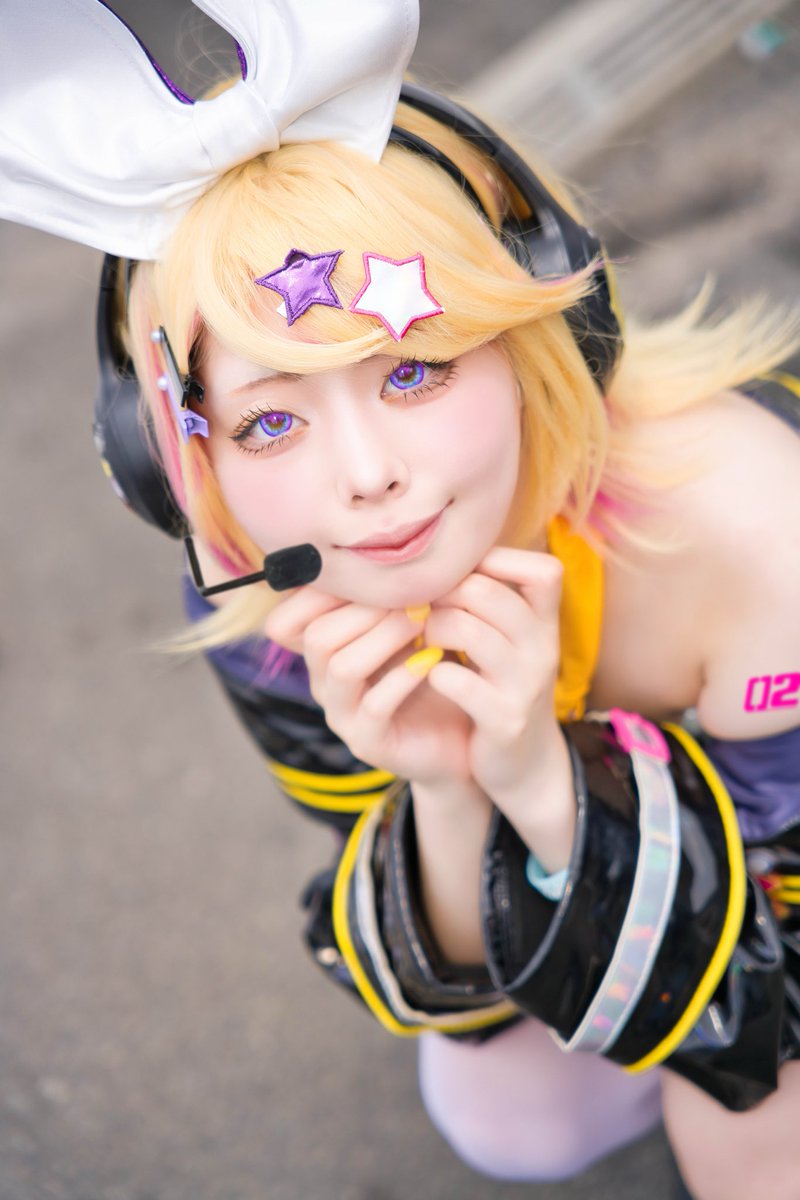 ai__da__ai's tweet image. ⚠︎︎コスプレ

💛🏗💛

 #ストフェス  #鏡音リン