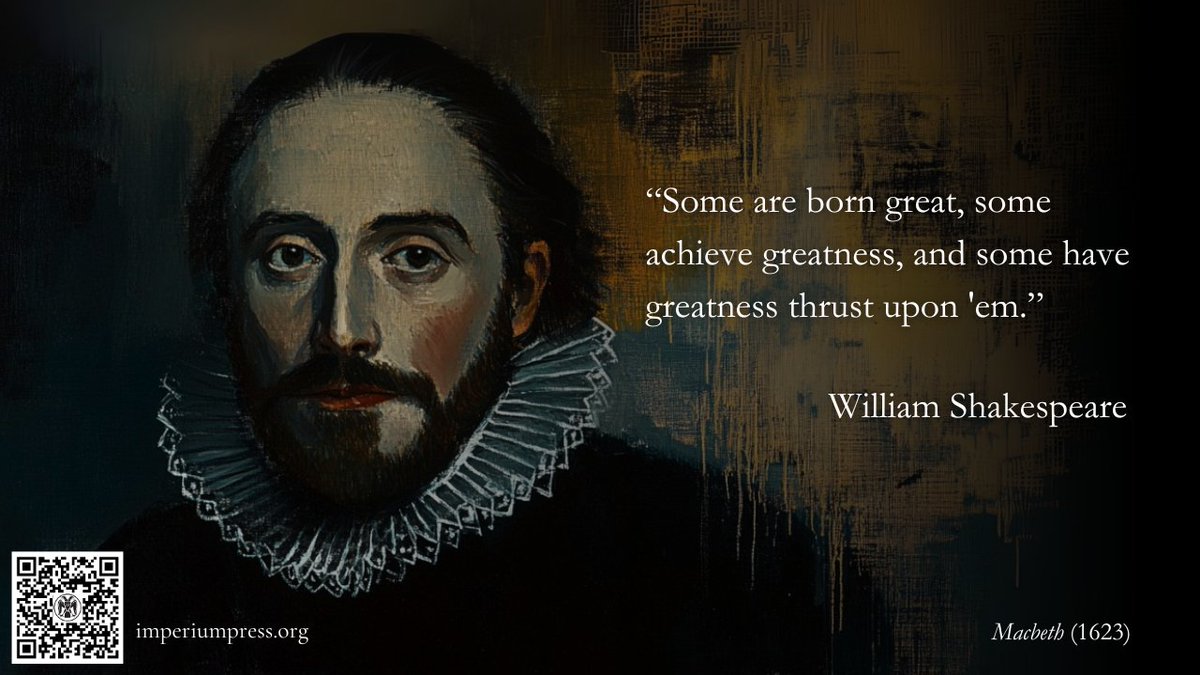 imperiumpress1's tweet image. Out, out, brief candle! Life's but a walking shadow, a poor player that struts and frets his hour upon the stage, and then is heard no more: it is a tale told by an idiot, full of sound and fury, signifying nothing.
— William Shakespeare
