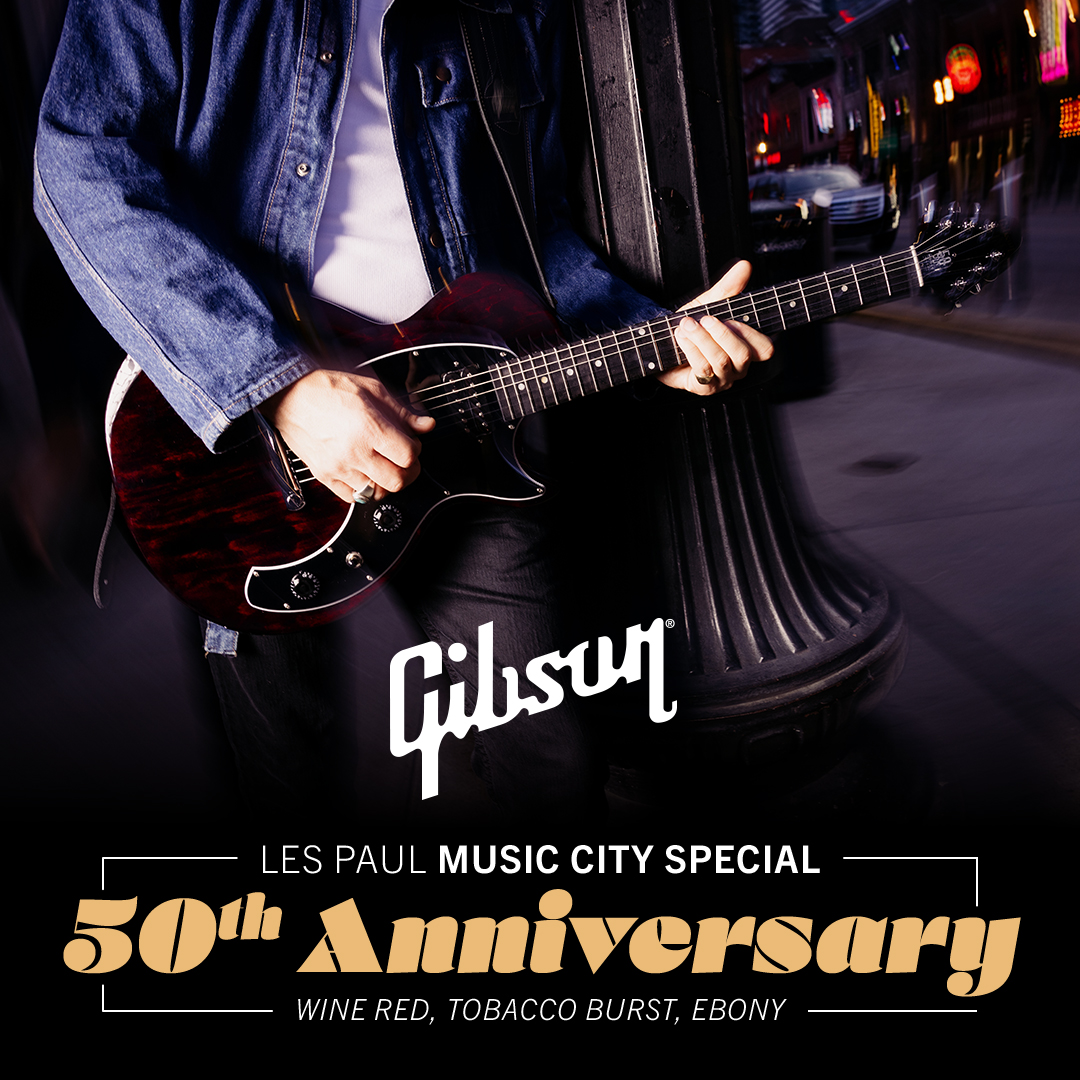 GibsonJapan's tweet image. 🎉 Les Paul Music City Special – 50th Anniversary 登場!🎉
ギブソンがナッシュビルでギター生産を始めてから50年──その節目を祝う限定モデルが登場しました。
本モデルは、1970年代の「Marauder(マローダー)」と「Music City…