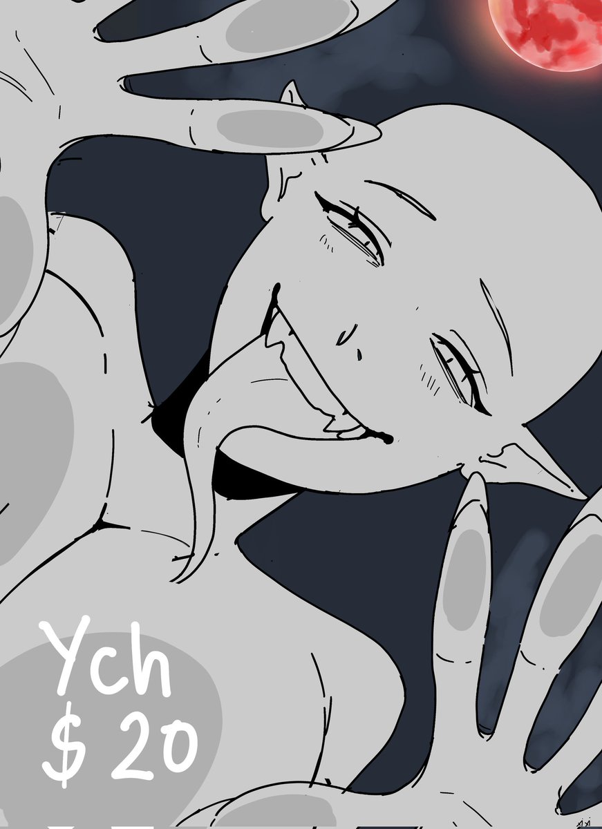 _zanxixi's tweet image. BLOODY FULL MOON YCH CMMS AVAILABLE
✨For only $20✨
RTs and like are much appreciated&lt;3
#ych #commissionsopen
#commissionart #ychcommission #artmoots