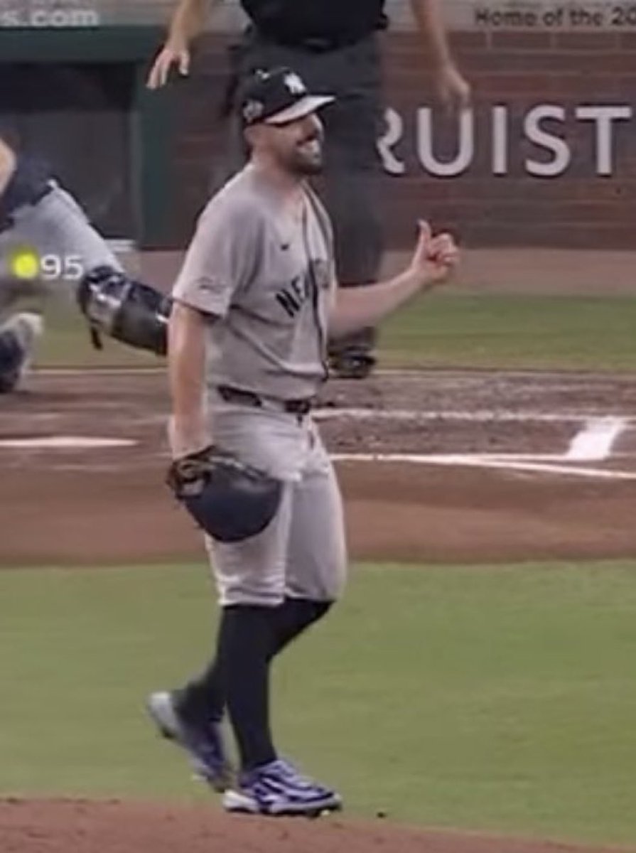 Skubal on deck watching the swing off like he’s not the reason we’re here