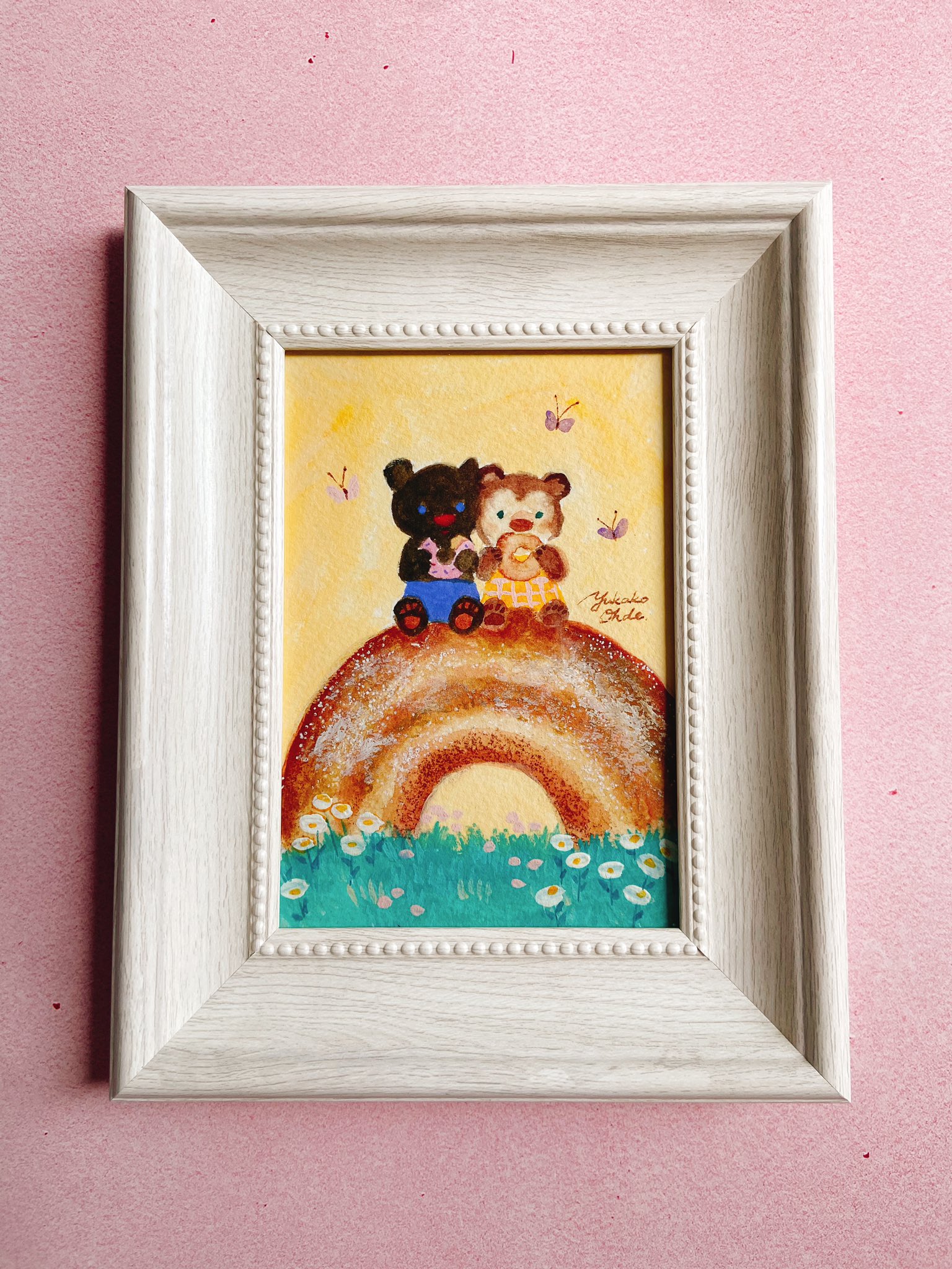 新品　半額！　おおでゆかこ 直筆サイン入り複製原画 こぐまカーリー・くろねこミニ おおでゆかこ - イラストレーター 絵本作家 on X: 