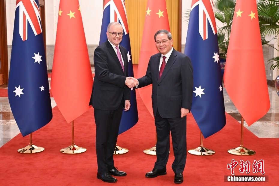 SpoxCHN_LinJian's tweet image. Chinese Premier Li Qiang held the 10th China-Australia Annual Leaders’ Meeting with Australian PM Anthony Albanese @AlboMP in Beijing.
Amid rising instability and uncertainty in the global economy, all countries are facing new challenges in their development. China stands ready…