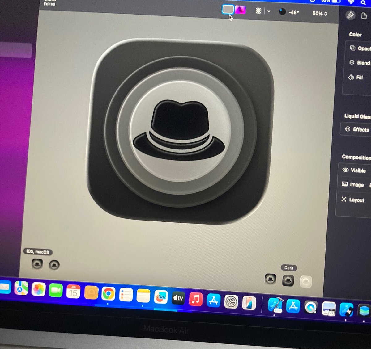 AtharvChoughule's tweet image. yesterday I tried out the new icon composer by @Apple that was unveiled during #WWDC25, this icon is for the app I am working on for @IndeHub Hackathon, I guess the design turned out to be decent.
#WWDC25 #iOS26 #xcode #SwiftUI