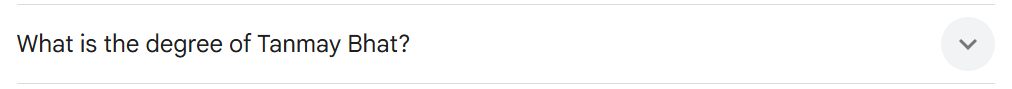 What is this question, and how does one answer this? 😂Found this under 'ppl also ask' while researching for a brand campaign.