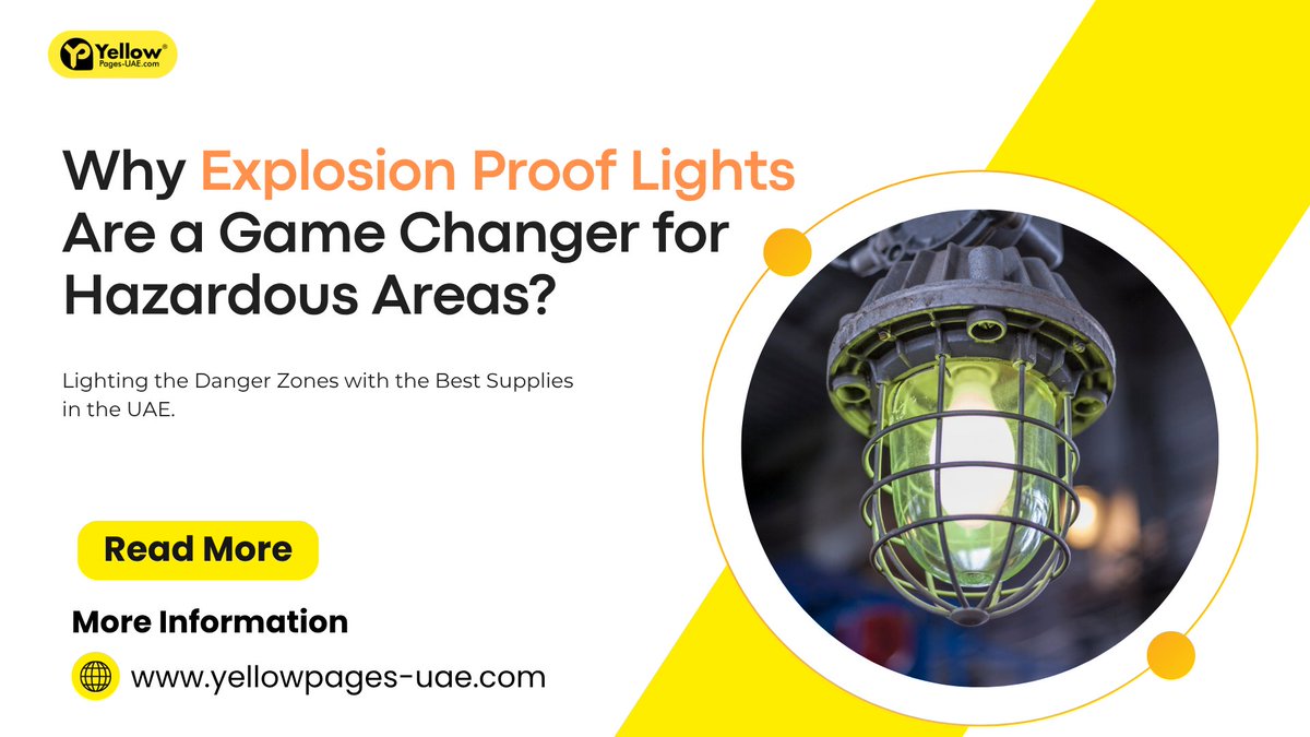 YellowPages_LMC's tweet image. Explosion Proof Lights are transforming safety standards in industries like oil &amp;amp; gas, chemical plants, manufacturing etc.

👉 Read full article here- linkedin.com/pulse/lighting…

.

#YellowPagesUAE #ExplosionProofLights #SafetyFirst #IndustrialSafety #Lights #UAEBusiness #UAE #Dubai