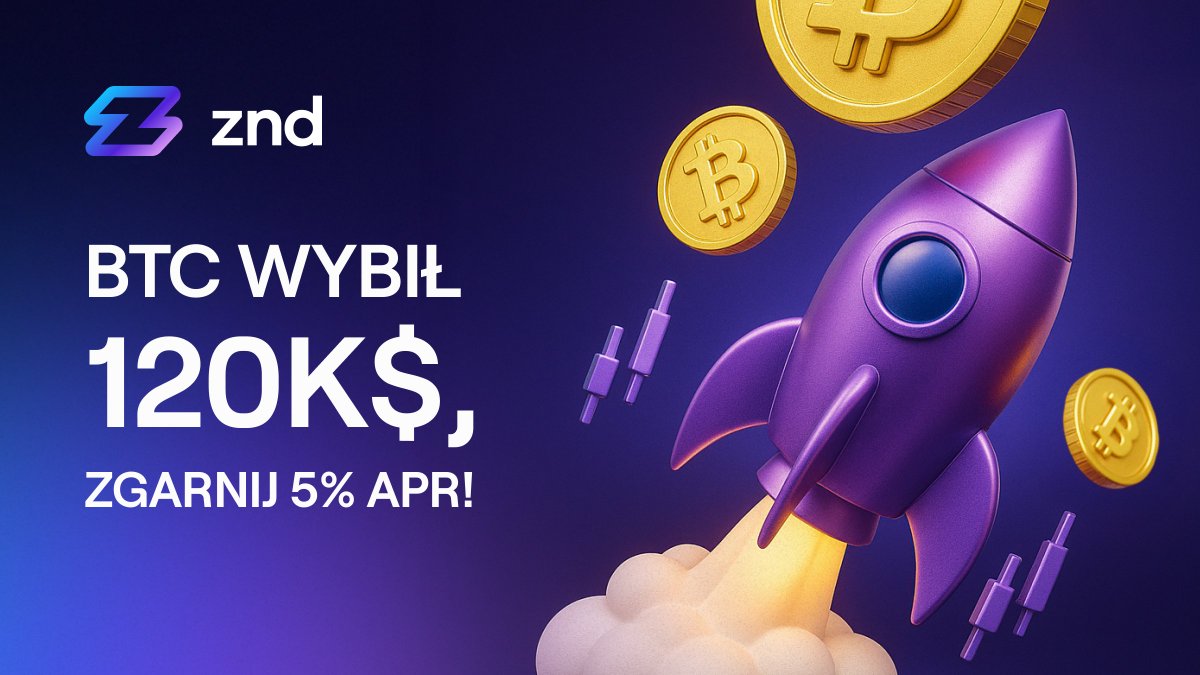 zondacryptopl's tweet photo. Masz #BTC? To czas, żeby je wykorzystać!

ZND Earn oferuje specjalny plan 7-dniowy z oprocentowaniem 5% APR, idealny sposób, żeby Twoje środki pracowały, gdy rynek rośnie.
Prosto, elastycznie i dostępne dla wszystkich użytkowników już teraz.

Wejdź na ZND Earn i odpal swoją kolejną subskrypcję już dziś!