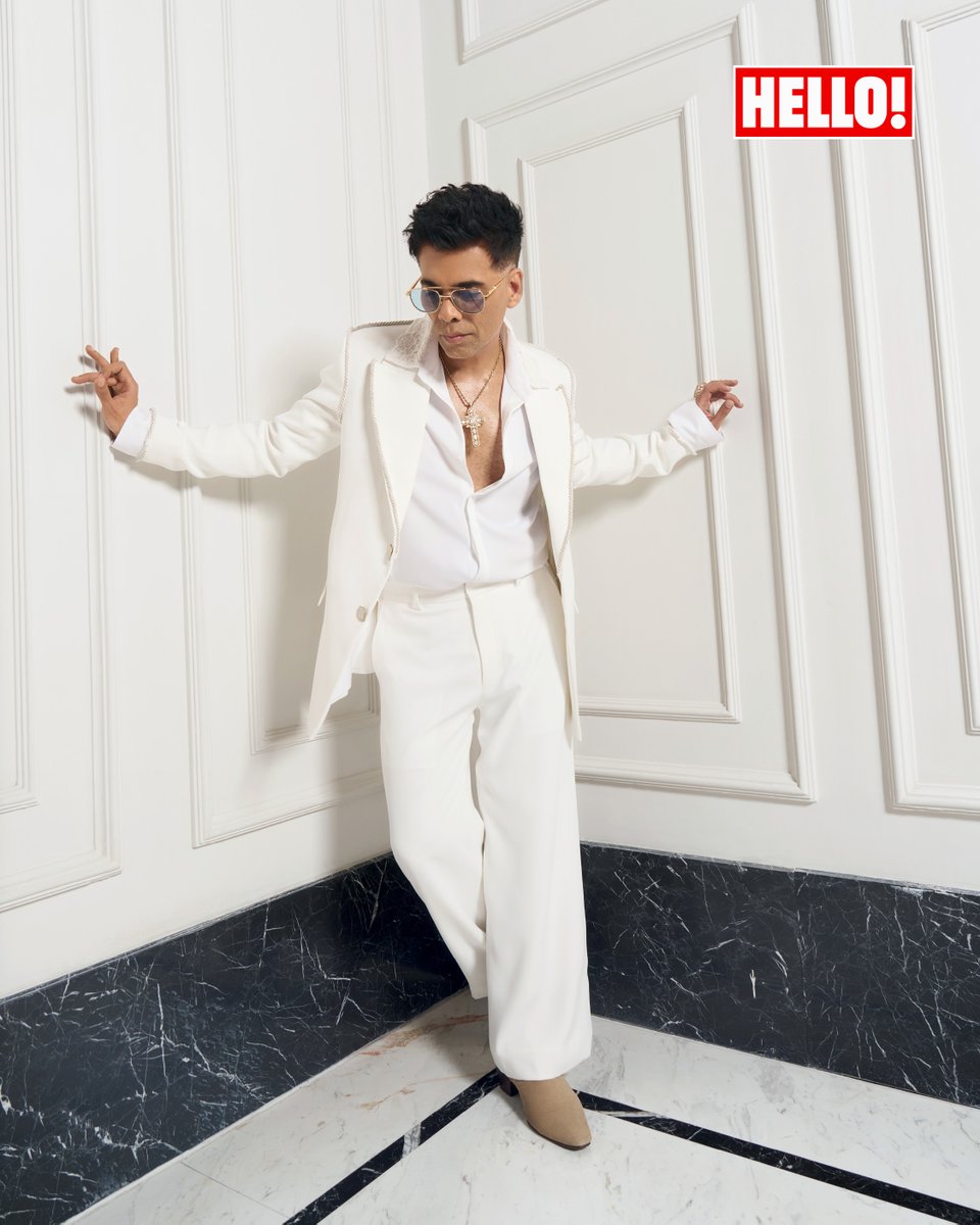 In a world of fleeting bonds, #KaranJohar &amp; #ManishMalhotra stand tall—rooted in faith, friendship &amp; film. “You give me wings,” says Karan. “You need to direct again,” urges Manish. Read more: shorturl.at/9hepE #HELLOIndia #HELLOMagazine #FameAndFriendship #MensSpecial