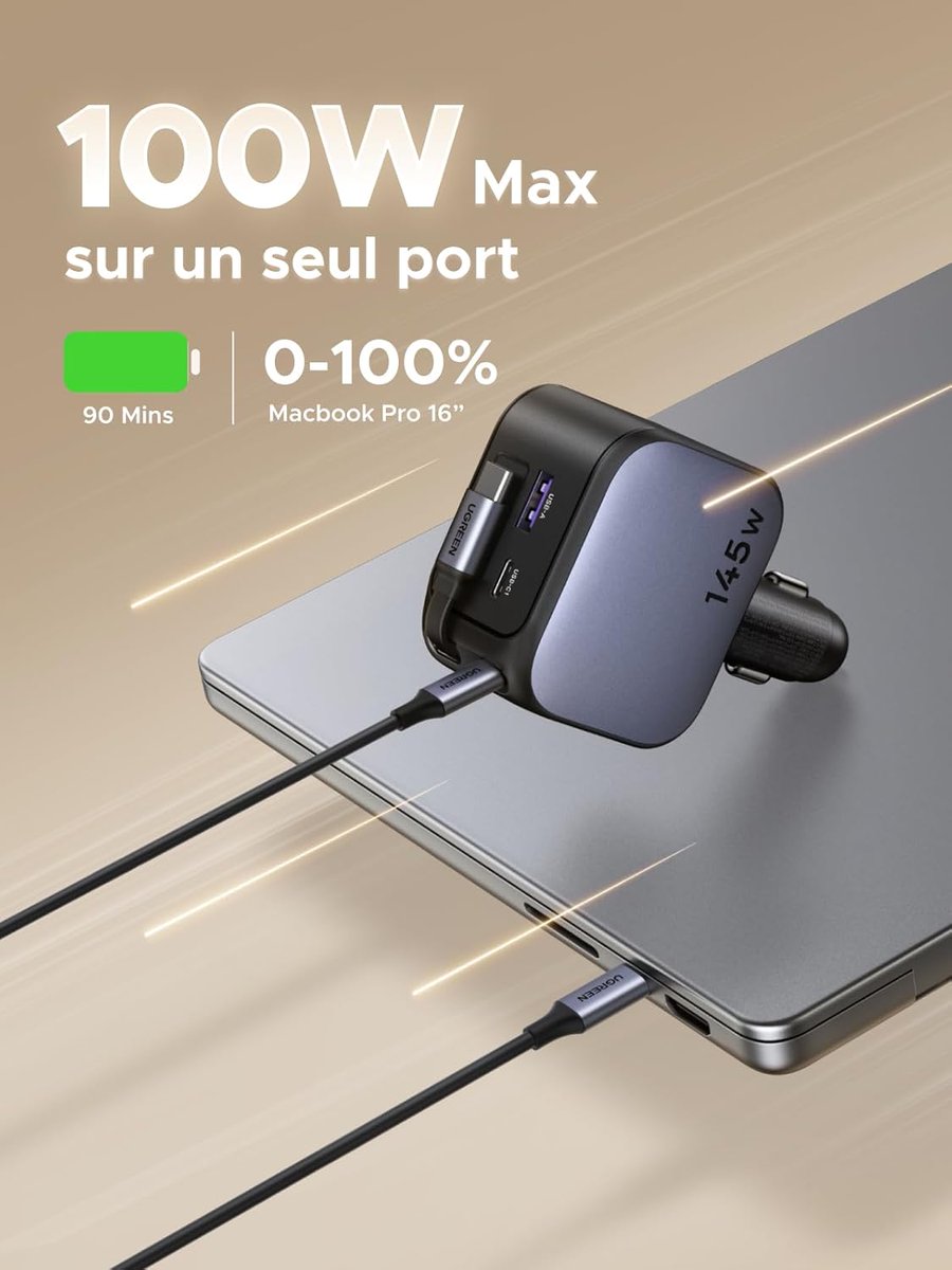 Apple_Geek_Actu's tweet image. 🎁 CONCOURS 🎁

Je suis ravi de pouvoir vous proposer ce très beau kit en partenariat avec @UgreenFR 😃. Un seul gagnant sera tiré au sort !

Le kit comprend :

- UGREEN Nexode 65W Chargeur Rapide avec Câble USB-C Rétractable: tinyurl.com/4bvdd68r
- UGREEN Nexode 165W Batterie…
