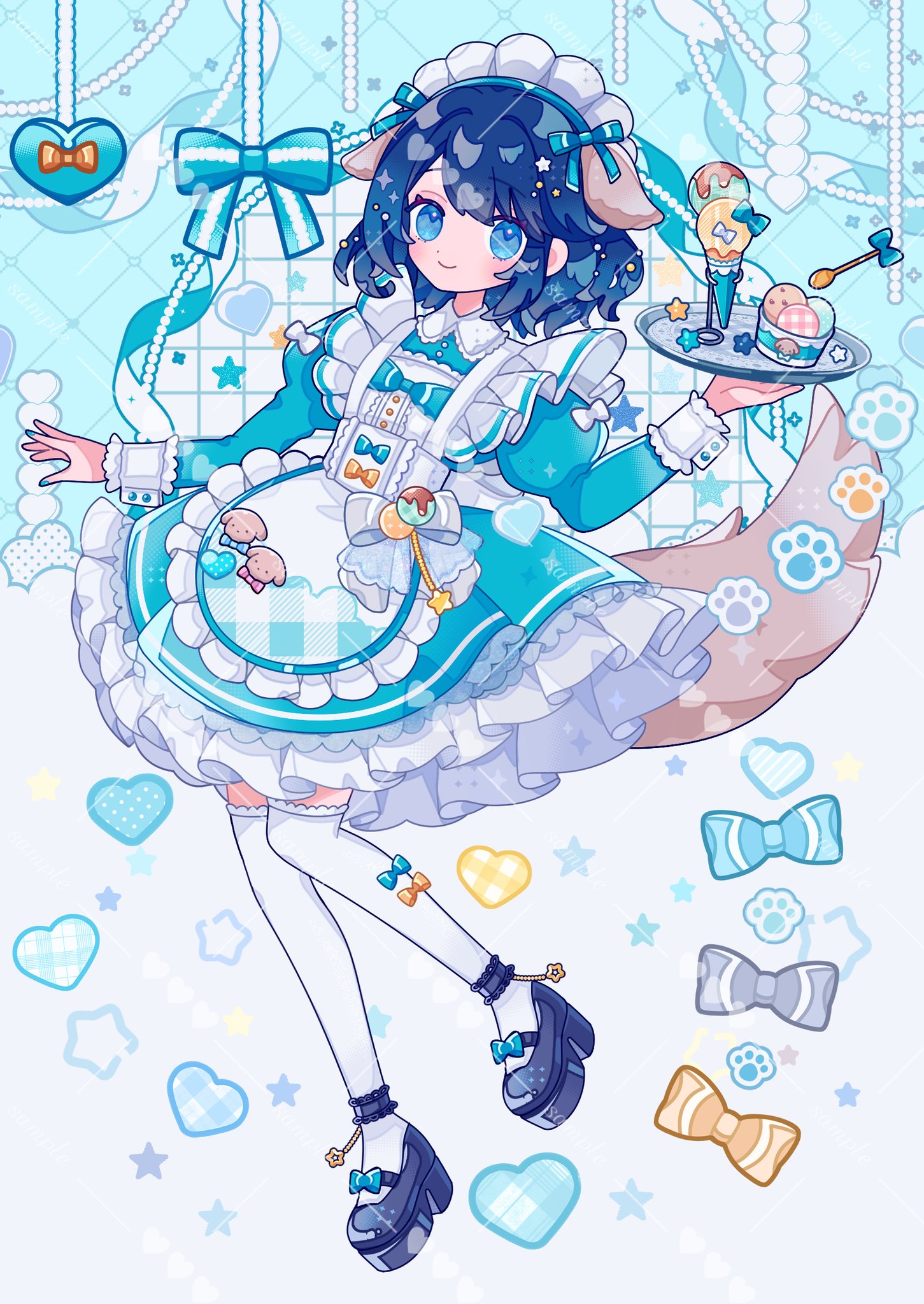 うみ（イラストオーダー） 音海るーちぇ🍨🩵@Vtuber on X: 