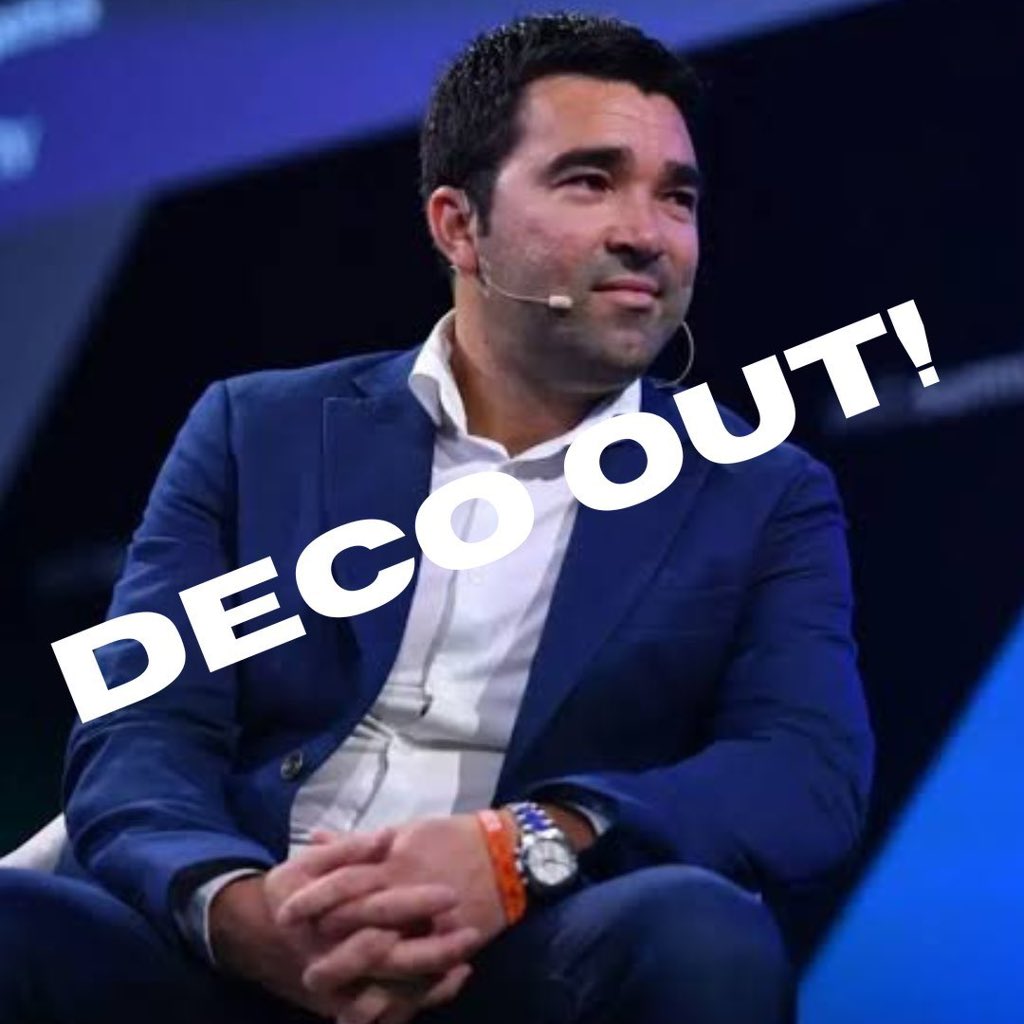 Raise your voice before Deco fully ruins our beloved Barca. 

#DecoOut