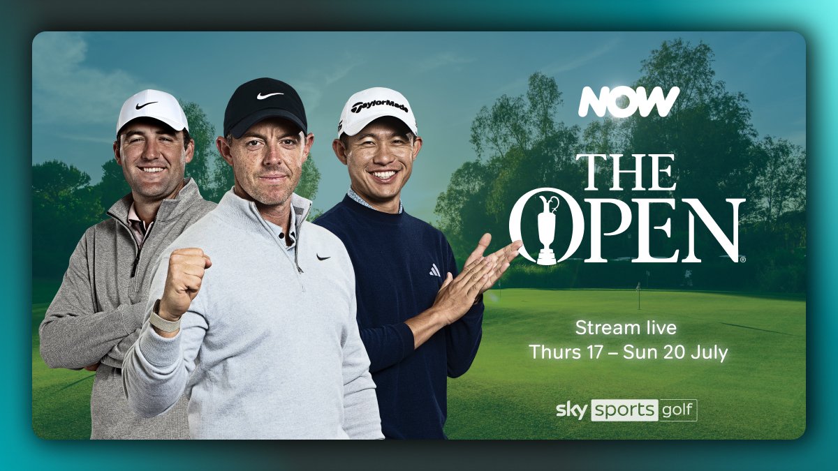 Who will win The Open? Watch the final men's major of the year with a NOW Sports Membership, live coverage begins Tomorrow at 6.30am.

For more information on watching golf on NOW, take a look at our help article 👇 help.nowtv.com/article/watchi…