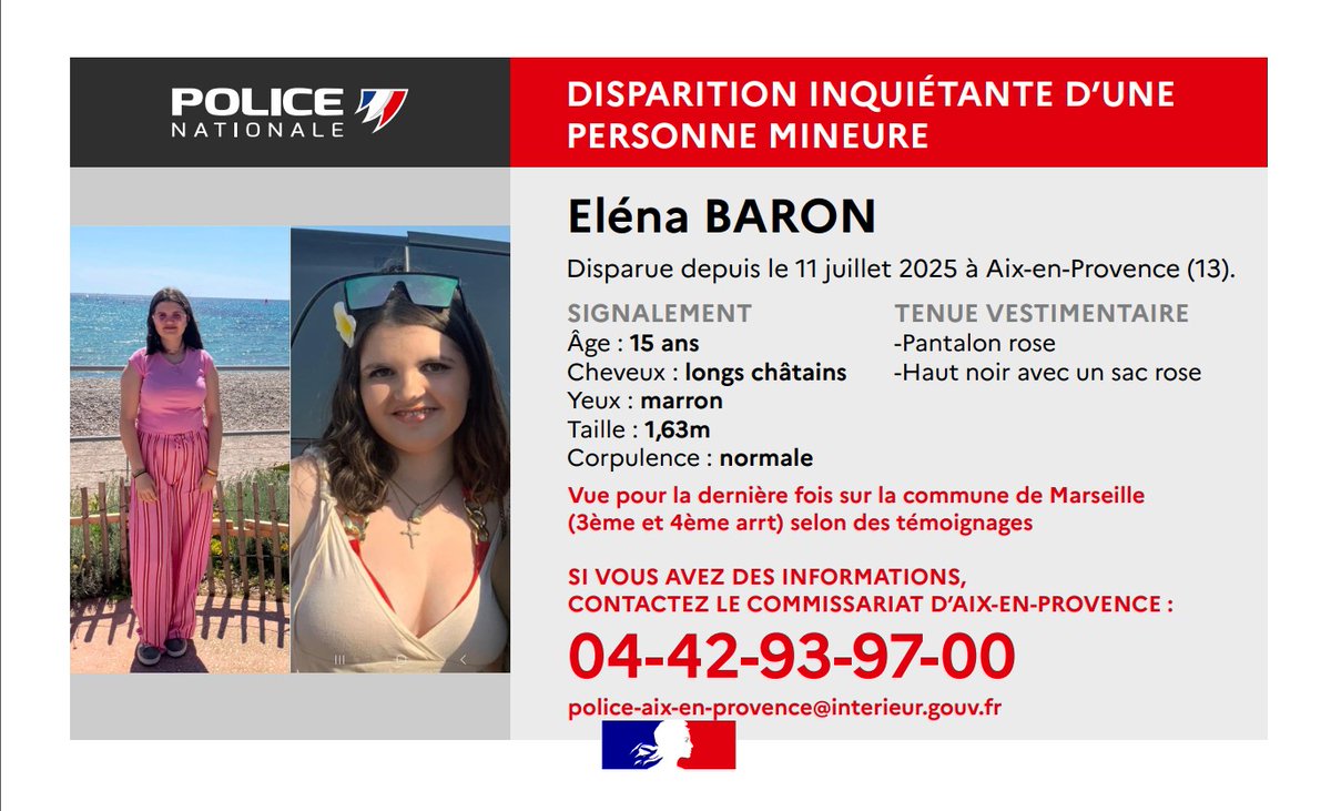 #DisparitionInquietante |
Merci pour vos RT