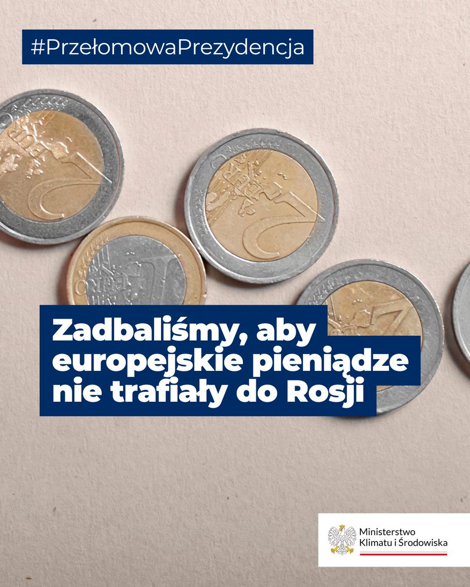 MKiS_GOV_PL's tweet image. 📢 Zadbaliśmy, aby europejskie pieniądze nie trafiały do Rosji. Czas na całkowity koniec z importem paliw od wojennego agresora.
✅ Podczas prezydencji zaprezentowano mapę drogową RePowerEU – dokument wskazuje plan odejścia od rosyjskich paliw kopalnych, z całkowitym…
