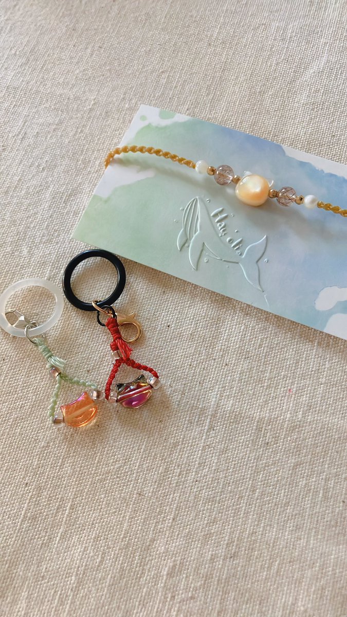 届いた！😍😍😍
猫の守り神がついてるブレスとアンブレラマーカー✨✨

<a href="/_i_s_a_n_a/">Hau’ oli(ハウオリ.)</a> ハウオリありがとーっ