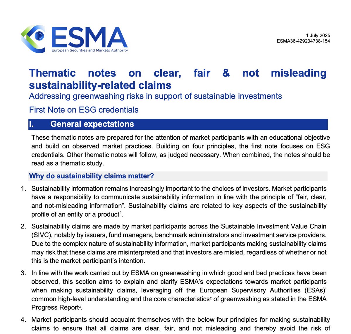 MiCA_Alliance's tweet image. 🔍 Could your sustainability claims be misunderstood?
@ESMAComms has released its first thematic note on how #Sustainability is communicated across the crypto sector.
While it doesn’t introduce new disclosure rules, it focuses on non-mandatory communication, marketing…