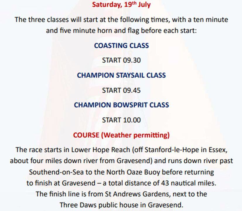 GravesendTCM's tweet image. This Saturday is the 2025 Thames Sailing Barge Match on the river - starts 930am in Lower Hope Reach - some vessels will gather at #Gravesend the night before on Town Pier Pontoon, where the race will also finish on Saturday afternoon with a presentation evening in The Three Daws